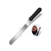 2li Set Hamur Şekillendirici Eğik Pasta Spatulası +Metal Hamur Kesici Kazıyıcı Spatula