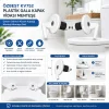 2PCS ÜSTTEN SIKMALI PLASTİK KLOZET KAPAK MENTEŞESİ VİDASI (5047)