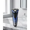 3 Başlıklı Elektrikli Tıraş Makinesi Su Geçirmez Dijital Göstergeli