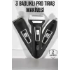 3 Başlıklı Profesyonel Tıraş Makinesi