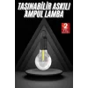 3 Farklı Mod LEDli Şarjlı Asma Kancalı Kamp Lambası Taşınabilir Ampul