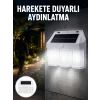 3 in 1 Solar Duvar Lambası – IP65 Su Geçirmez, Hareket Sensörlü