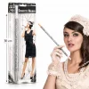 30 cm Gümüş Payetli Sigara Tutacağı – 1920’ler Gatsby Parti Aksesuarı (5047)