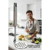 304 Paslanmaz Çelik Lüks Patates Ezici - 23 Cm Profesyonel Püre Yapıcı & Mutfak Gereci