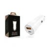 30W USB ve USBC PD Araba Şarj Cihazı Hızlı Şarj, iPhone ve Android Uyumlu, Çift Çıkışlı
