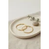316L Çelik Gold Renk 36 mm Halka Küpe