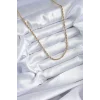 316L Çelik Gold Renk 60 cm Burgu Model Kadın Kolye