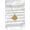 316L Çelik Gold Renk Ayetel Kürsi Yazılı Kolye