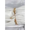 316L Çelik Gold Renk Dorika ve İtalyan Zincirli Model Kadın Bileklik