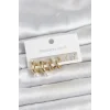 316L Çelik Gold Renk Kadın Küpe Seti