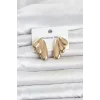 316L Çelik Gold Renk Vintage Kadın Küpe