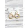 316L Çelik Gold Renk Vintage Model Kadın Küpe