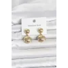 316L Çelik Gold Renk Vintage Model Kadın Küpe