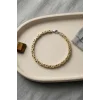 316L Çelik Gold ve Gümüş Kral Zincir Model Erkek Bileklik