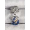 316L Çelik Gümüş Renk Sallantı Kova Burç Model Nomination Charm