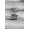 316L Çelik Gümüş Renk Sallantı New York Yazı Model Nomination Charm