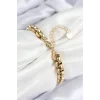 316L Çelik Halat Zincir Model Gold Renk Kadın Bileklik