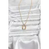 316L Çelik Zincir Gold Renk Model Kadın Kolye
