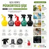 350ML PRİZMA RENKLİ ŞEFFAF TOMBUL - PLASTİK BOŞ SPREY PÜSKÜRTÜCÜ ŞİŞE (5047)