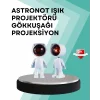 360° Ayarlanabilir Başlıklı Astronot Gece Lambası