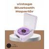 360° Sesli Kablosuz Hoparlör – Retro Tasarım ve Projektör Işığı
