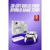 3D 4K HD 2.4G Game Stick 4K Ultra Hd Oyun Konsolu Çift Kollu