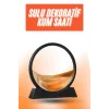 3D LED Işıklı Kum Saati Gece Lambası Hareketli Sulu Kum Saati Orta Boy