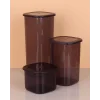 3lü Saklama Kabı - 1750-1200-550ML Koyu Şeffaf
