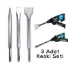 3PCS MURÇ SETİ SİVRİ -DÜZ 25CM (5047)