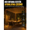 3x3 Metre Ağ LED ile Bahçenize Sıcak ve Şık Aydınlatma
