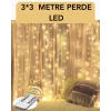 3x3 Metre Perde LED Işık – Parti ve Bahçe Dekorasyonu