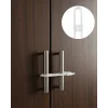 4 Adet Dolap Kapak Kilidi Ev İçi Güvenlik İçin Pratik Koruma Seti