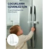 4 Adet Dolap Kapak Kilidi Ev İçi Güvenlik İçin Pratik Koruma Seti Yeni Nesil