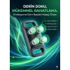 4 Başlıklı Masaj Tabancası - Ergonomik Derin Doku Sırt ve Boyun Masaj Aleti Ağrı ve Sızı Giderici