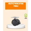 4 cm Kilit Mekanizmalı Mobilya Ayağı Tekli