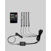 4 Parça RGB LED Araç İçi Aydınlatma Sistemi