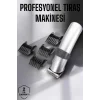 4 Taraklı Taşınabilir Profesyonel Saç ve Sakal Kesme Tıraş Makinesi