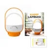 40 LED KAMP LAMBASI - FENER USB ŞARJLI AYARLANABİLİR IŞIK 6.4W - 2400mAh ST-5660 (5047)