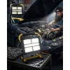 400 LED Süper Parlak Kamp Lambası Solar Şarjlı USB Çıkışlı Çok Amaçlı Aydınlatma