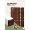 42 Adet Kendinden Yapışkanlı 3x3 cm Premium Zemin Koruyucu Keçe Seti