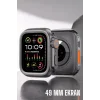 45 MM Gri Kasa Ultra Akıllı Saat Sesli Görüşme, Sağlık Takibi, Suya Dayanıklı