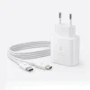 45W Süper Hızlı Şarj Adaptörü USB-C PD 3.0 PPS Fast Charger + 5A Type-C to Type-C Kablo (5047)