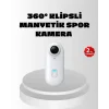 4K Full HD Spor Kamerası 360° Klips ve WiFi Özellikli