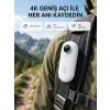 4K Full HD Spor Kamerası 360° Klips ve WiFi Özellikli