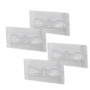 4PCS  RAF AYAK APARATI   ŞEFFAF PVC YAPIŞKANLI + VİDALANABİLİR   2X10CM (5047)