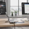 4’ü 1 Arada Type-C to Hub Dönüştürücü Adaptör – 4K Ultra HD HDMI &amp; VGA Görüntü Aktarımı, PD Hızlı Şarj Destekli, USB Çoklayıcı (5047)