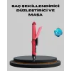 5 Kademeli Seramik Saç Düzleştirici – Düz ve Kıvırcık Mod, 26 mm Plaka, Profesyonel Saç Şekillendirme