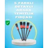 5li Araba Temizlik Fırçaları-Farklı Boyutlu Fırçalarla Derinlemesine Temizlik