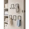 5li Yapışkanlı Askı Seti Mutfak Banyo ve Ev İçin Çok Amaçlı Askılık