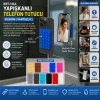 50 ADET YAPIŞKANLI TELEFON TUTUCU RENKLİ SİLİKON VANTUZLU (5047)